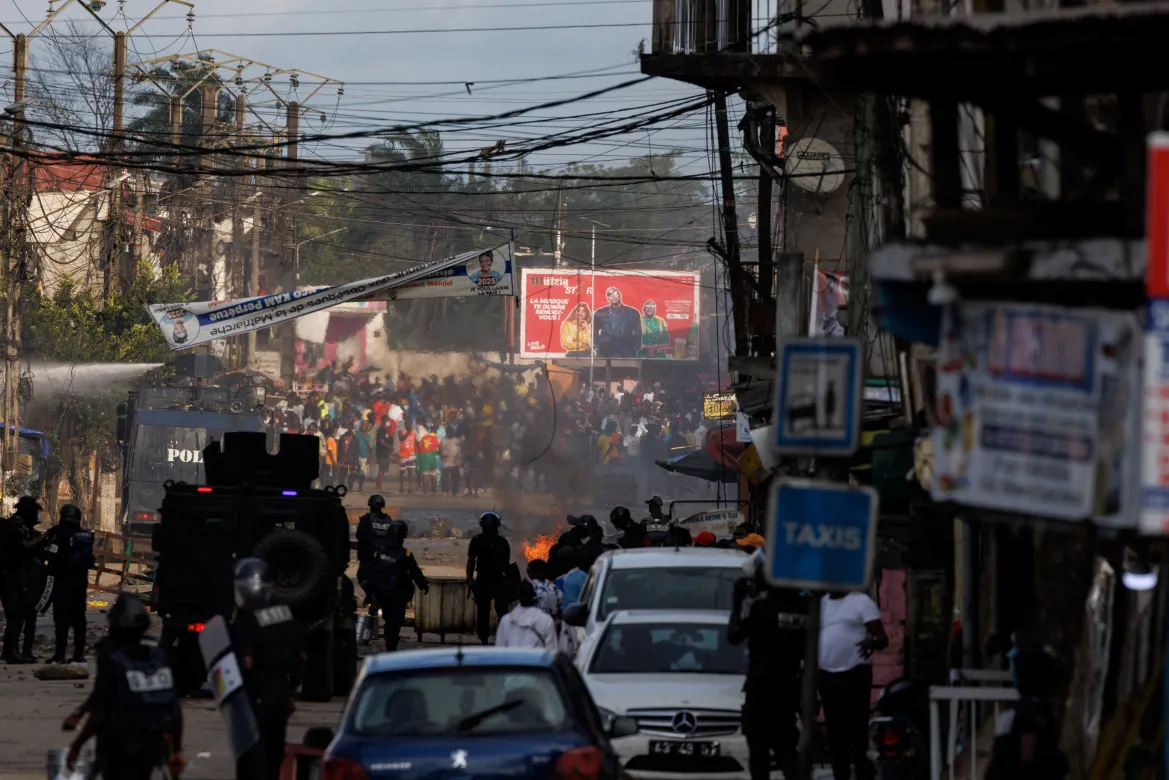 Four dead in Cameroon as opposition protests ahead of election results